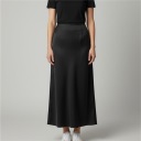 gonna in raso lunga glamour